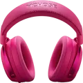 Casca Gaming MCHOSE V9 Pro, Rose Red, Wireless Tri-mod 2.4GHz Bluetooth Cablat, Sunet Surround 7.1, Difuzoare Neodim 53mm, Microfon AI Noise-Canceling, Baterie 250h