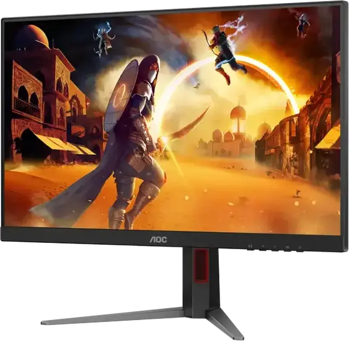 AOC 27G4HA 27 inch Fast IPS Gaming Monitor, FHD 1920x1080, 180Hz, 0.5ms MPRT, HDR10, G-SYNC Compatible, Adaptive Sync, Height Adjustable, 2x HDMI, DP