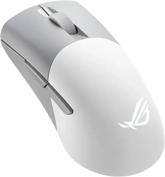ASUS ROG Keris Wireless AimPoint Gaming Mouse, 36,000 DPI Optical Sensor, Tri-mode Connectivity SpeedNova, 70M Mechanical Switches, RGB AURA Sync, Color: Black