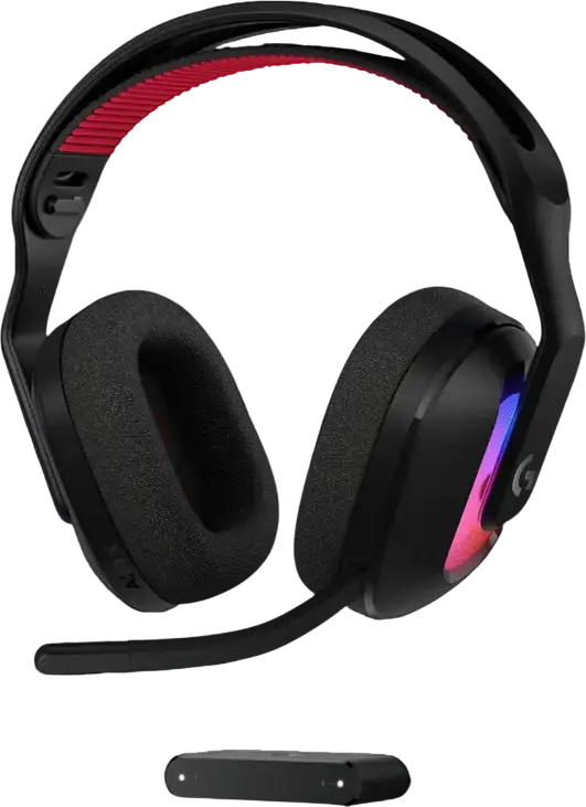 Casca Gaming Wireless Logitech G ASTRO A20 X Lightspeed, Drivere PRO-G 40mm, Microfon BLUE VO!CE, RGB, PLAYSYNC, Xbox Series X|S, PS5, PC, Switch, Negru