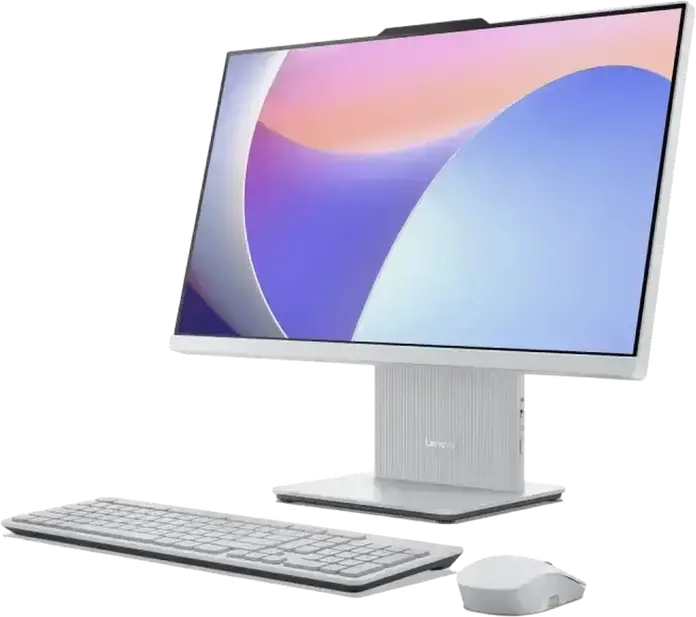 Моноблок Lenovo IdeaCentre AIO 3 27IRH9, Intel Core 5 120H, 8ГБ DDR5 RAM, 512ГБ SSD, Экран 27" WQHD IPS 100Гц, Камера 5МП, Cloud Grey, Без ОС