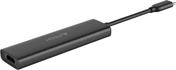 Док-станция A4Tech DST-60C 6-в-1 USB Type-C, алюминиевый корпус, HDMI 4K@60Hz, 2x USB 3.0, PD 100W, картридер SD/TF, серый
