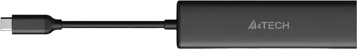 Док-станция A4Tech DST-60C 6-в-1 USB Type-C, алюминиевый корпус, HDMI 4K@60Hz, 2x USB 3.0, PD 100W, картридер SD/TF, серый
