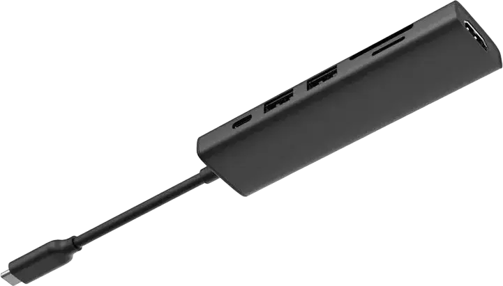 Док-станция A4Tech DST-60C 6-в-1 USB Type-C, алюминиевый корпус, HDMI 4K@60Hz, 2x USB 3.0, PD 100W, картридер SD/TF, серый