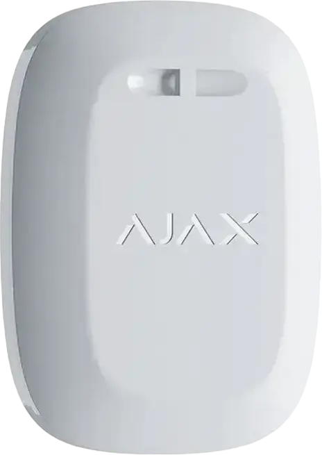 Buton de Panica Wireless Ajax DoubleButton, Protocol Jeweller, Raza 1300m, Protectie IP55, Activare prin Apasare Simultana, Alb