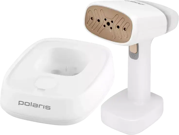 Polaris PGS2277C Compact Vertical Garment Steamer, 2200W, 40g/min Steam, 1090ml Total Water Capacity, Ceramic Nozzle, White