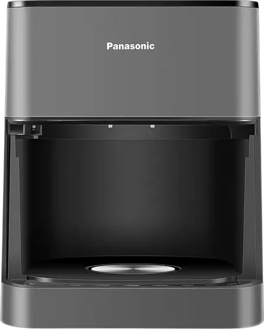 Panasonic NF-CC500SXE Air Fryer, 1450W, 5L Non-stick Basket, 360 Airflow, 11 Pre-set Programs, Steam Function, Electronic Display, Grey