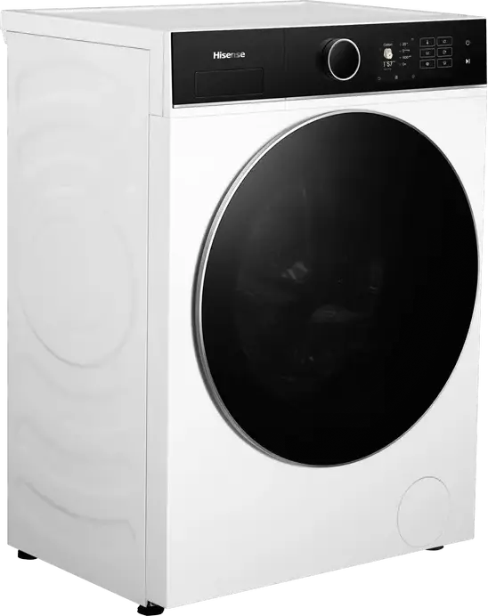 Masina de spalat rufe Hisense WF5I8043BWF cu incarcare frontala, 8kg, Motor Inverter, 1400 rpm, Clasa Energetica A, Curatare cu Aburi, ConnectLife, Alb
