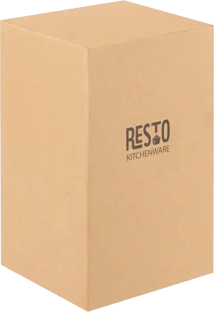 Resto 90535 Keid French Press 1L, Borosilicate Heat-Resistant Glass Flask, Stainless Steel Filter, Ribbed Plastic Protective Case, Dark Grey
