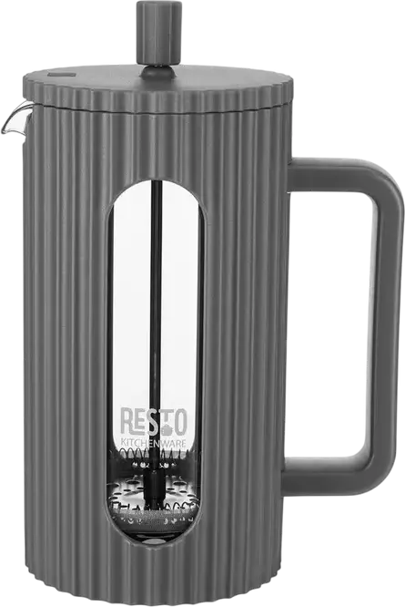 Cafetiera French Press RESTO 90535, 1L, Gri inchis