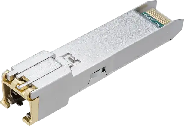 Модуль TP-Link TL-SM5310-T 10G BASE-T RJ45 SFP+, макс. скорость 10.3 Гбит/с, поддержка Multi-Gigabit (10G/5G/2.5G/1G/100M), DDM, Hot-Pluggable, металлический корпус