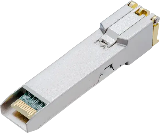 Модуль TP-Link TL-SM5310-T 10G BASE-T RJ45 SFP+, макс. скорость 10.3 Гбит/с, поддержка Multi-Gigabit (10G/5G/2.5G/1G/100M), DDM, Hot-Pluggable, металлический корпус