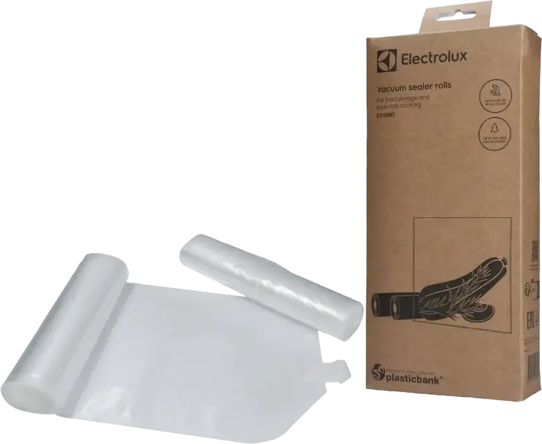 Electrolux EVSRR1 Vacuum Sealer Rolls, 25 cm x 6 m, 7-Layer Textured Polypropylene, BPA Free, for Food Storage and Sous-Vide