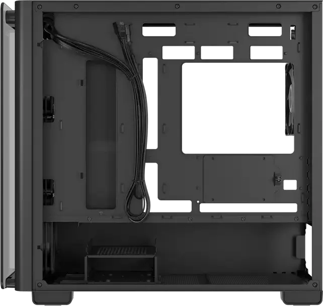 Carcasa ASUS A23 PLUS TG ARGB Micro-ATX Mini-Tower, Negru, Sticla Temperata, 4 Ventilatoare ARGB, Suport Radiatoare 360mm, USB 3.2 Gen2 Type-C, AURA Sync