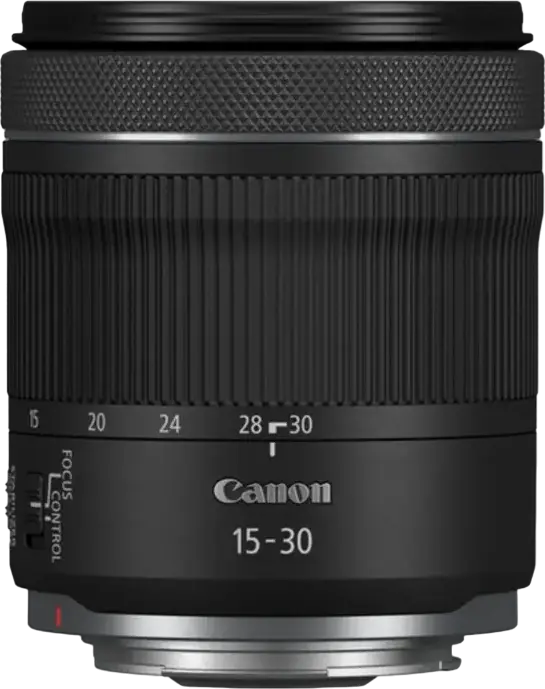 Obiectiv Zoom Ultra-Wide Canon RF 15-30mm f/4.5-6.3 IS STM pentru Full Frame si APS-C, Stabilizare Imagini, Autofocus STM, Filtru 67mm, 390g