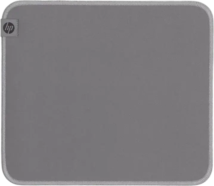 Pad Mouse HP 100 Sanitizable 8X594AA, 230x200x2mm, Gri, Suprafata din Poliester Rezistenta la Apa, Baza de Cauciuc Anti-Alunecare, Margini Cusute