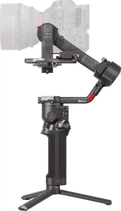 DJI RS 4 Pro Combo Handheld Camera Stabilizer Gimbal, 4.5kg Payload, LiDAR Focus, 13h Runtime, Black