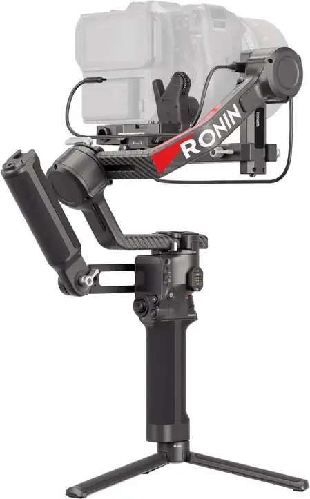 DJI RS 4 Pro Combo Handheld Camera Stabilizer Gimbal, 4.5kg Payload, LiDAR Focus, 13h Runtime, Black