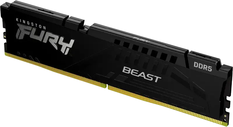 Kingston FURY Beast DDR5 8GB 5600MHz PC5-44800 CL40 RAM KF556C40BB-8 Desktop Memory Module Intel XMP 3.0 AMD EXPO Certified Black