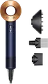 Uscător de păr Dyson Supersonic HD07, Albastru Prusac/Cupru Intens, Motor Digital V9 1600W, 4 Setări Temperatură și 3 Viteze, Ionizator, cu Accesorii de Styling Magnetice