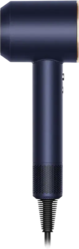 Uscător de păr Dyson Supersonic HD07, Albastru Prusac/Cupru Intens, Motor Digital V9 1600W, 4 Setări Temperatură și 3 Viteze, Ionizator, cu Accesorii de Styling Magnetice