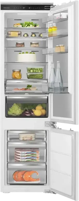 Hisense RB5B280SSWC Integrated Fridge Freezer, Total No Frost, 284L Capacity, Energy Class C, ConnectLife Wi-Fi, Metal-Tech Cooling, White