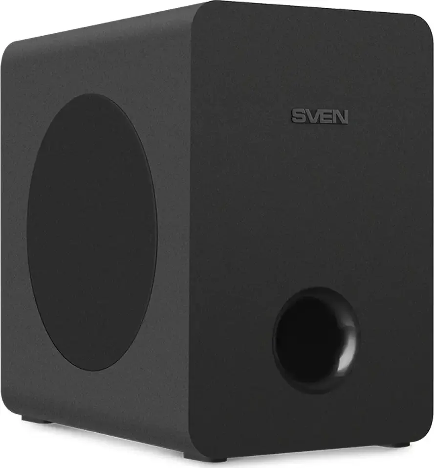 SVEN SB-2150A Soundbar 2.1 cu Subwoofer Wireless, Putere 180W RMS, Bluetooth 5.0, HDMI ARC, Intrare Optica, USB, Card TF, Display LED, Telecomanda, Negru