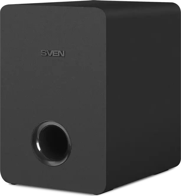 SVEN SB-2150A Soundbar 2.1 cu Subwoofer Wireless, Putere 180W RMS, Bluetooth 5.0, HDMI ARC, Intrare Optica, USB, Card TF, Display LED, Telecomanda, Negru