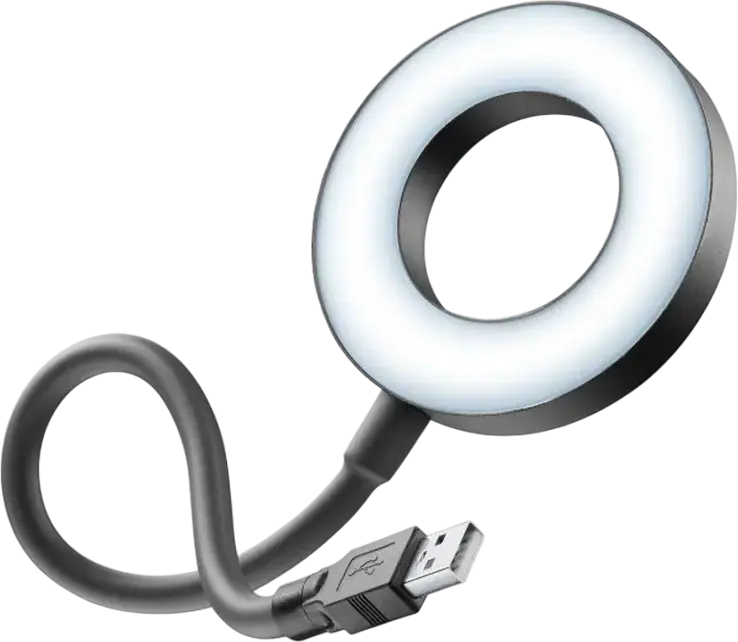 Lampă USB Cellularline LED, Negru