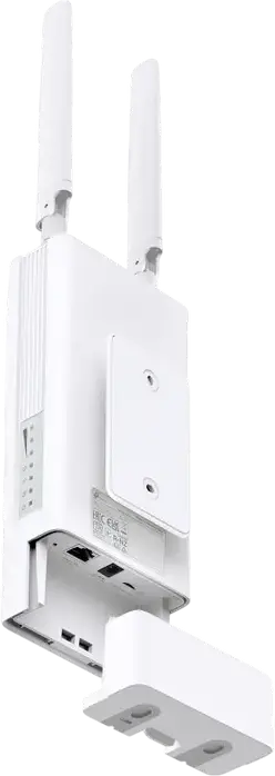 Router Wireless Exterior 4G LTE TP-Link TL-MR100-Outdoor, Viteza LTE 150 Mbps, Wi-Fi 300 Mbps, Rezistenta la intemperii IP65, Suport PoE, Alb