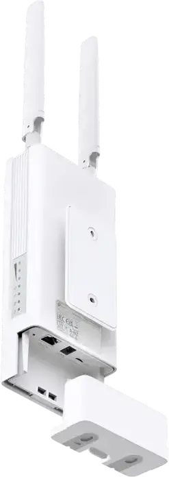 Router Wireless Exterior 4G LTE TP-Link TL-MR100-Outdoor, Viteza LTE 150 Mbps, Wi-Fi 300 Mbps, Rezistenta la intemperii IP65, Suport PoE, Alb