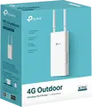 Router Wireless Exterior 4G LTE TP-Link TL-MR100-Outdoor, Viteza LTE 150 Mbps, Wi-Fi 300 Mbps, Rezistenta la intemperii IP65, Suport PoE, Alb