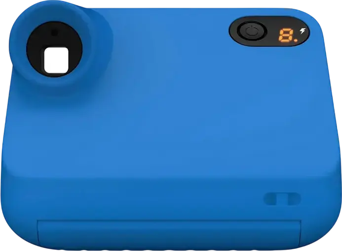 Polaroid Go Generation 2 Instant Camera, Built-in Selfie Mirror, Self-timer and Double Exposure Modes, USB Rechargeable Battery, Blue
