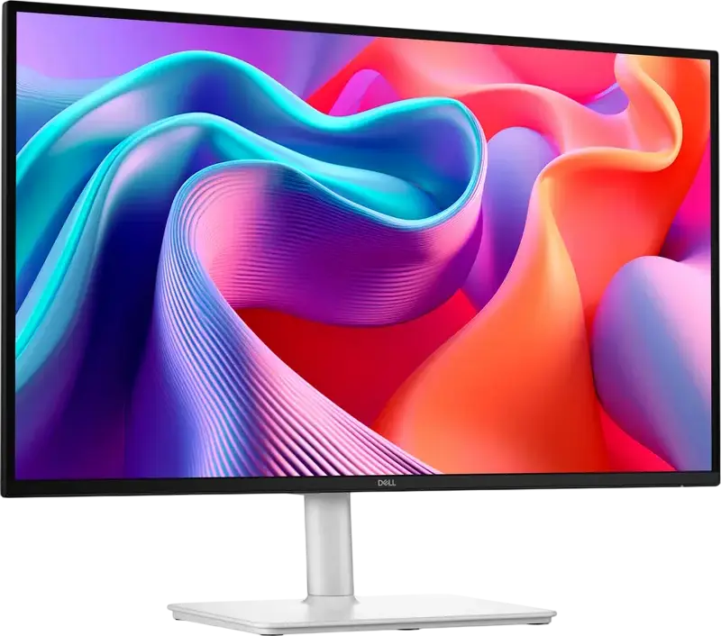 Monitor Dell S2725DSM 27 inch WQHD IPS, Rezolutie 2560x1440, Rata de Refresh 144Hz, AMD FreeSync, Difuzoare Integrate, Reglaj Inaltime, Alb