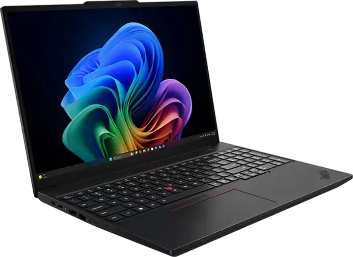 Laptop Business Lenovo ThinkPad T16 Gen 5, Intel Core Ultra 7 355U, 32GB DDR5 RAM, 1TB SSD, 16" WUXGA IPS Anti-Glare, Wi-Fi 7, Fibra de Carbon, Negru