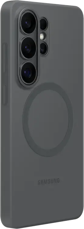 Husa din Silicon cu Magnet pentru Samsung Galaxy S26 Ultra, Negru, Protectie Soft-Touch cu Magneti Integrati pentru Incarcare Wireless si Accesorii Magnetice