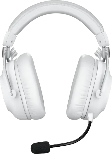 Casca Gaming Wireless Logitech G Pro X 2 LIGHTSPEED, Drivere Grafen 50mm, Bluetooth, 2.4 GHz, Surround 7.1, Microfon Detasabil, Alb, 981-001275