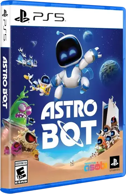 Astro Bot for PlayStation 5 PS5 Physical Disc - 3D Platformer Action Adventure Game, 4K Resolution, DualSense Haptic Feedback and Adaptive Triggers