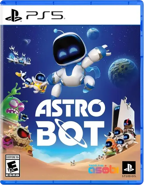 Astro Bot for PlayStation 5 PS5 Physical Disc - 3D Platformer Action Adventure Game, 4K Resolution, DualSense Haptic Feedback and Adaptive Triggers