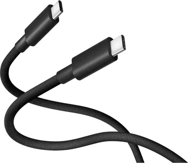 Кабель для быстрой зарядки Xiaomi BHR087KGL USB Type-C - USB Type-C, 120Вт 6А, оплетка TPE и алюминиевый сплав, 1м, черный, передача данных 480Мбит/с