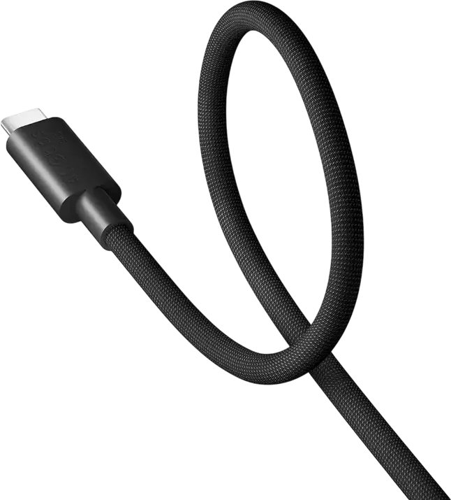 Кабель для быстрой зарядки Xiaomi BHR087KGL USB Type-C - USB Type-C, 120Вт 6А, оплетка TPE и алюминиевый сплав, 1м, черный, передача данных 480Мбит/с