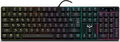 SVEN KB-G9300 Mechanical Gaming Keyboard, Blue Tactile Switches, RGB Backlight, 104 Keys, 25 Anti-ghosting, USB Wired, Textile Braid Cable, Black