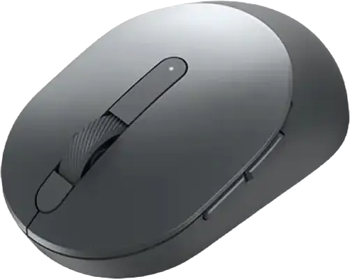 Dell MS5120W Pro Plus Compact Wireless Mouse, Dual-mode Bluetooth 5.0 & 2.4GHz, 4000 DPI Optical Sensor, 7 Programmable Buttons, Titan Gray