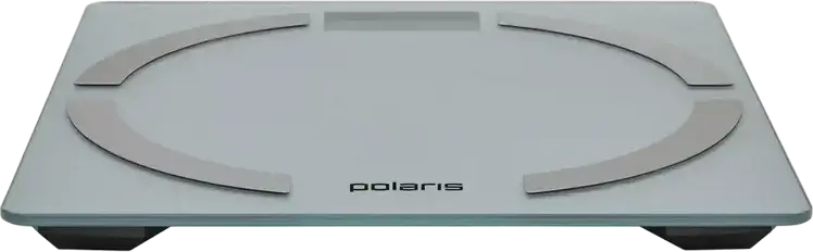 Polaris PWS 1886 IQ Home Electronic Floor Scale, 180kg Capacity, 0.1kg Precision, Bluetooth Connectivity, BMI Body Composition Analysis, Glass, Silver