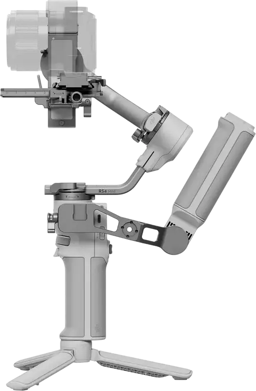 DJI RS 4 Mini 3-Axis Gimbal Stabilizer, 0.4kg to 2kg Payload, Automatic Axis Locks, Vertical Shooting, 13h Battery Life, Aluminum & ABS