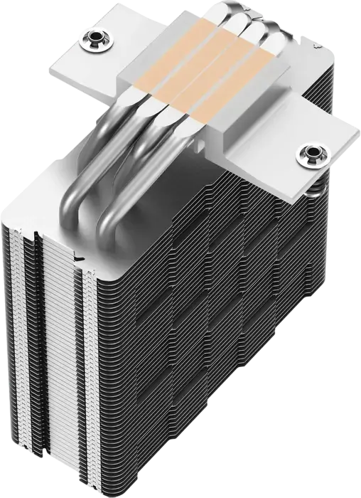 Кулер для процессора Deepcool AG400, одноцветная подсветка, TDP 220Вт, 4 тепловые трубки по 6мм с прямым контактом, PWM вентилятор 120мм, гидродинамический подшипник, Intel LGA1851/1700/1200/115x и AMD AM5/AM4