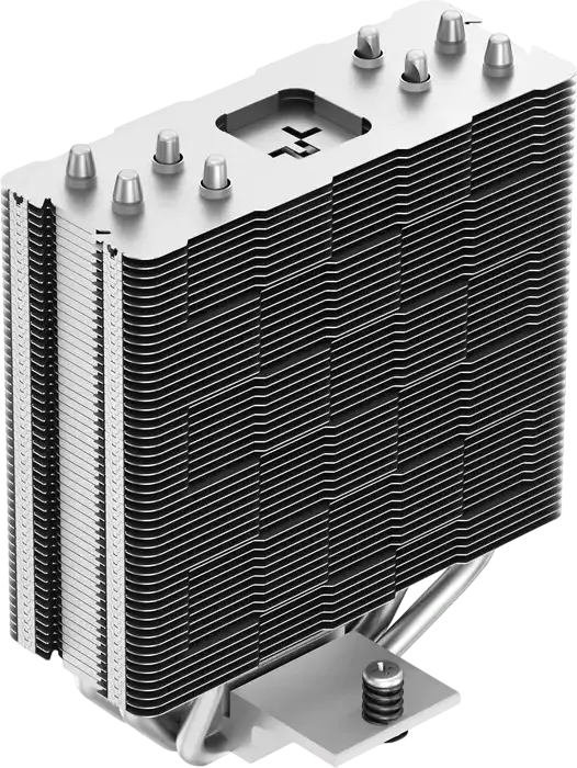 Кулер для процессора Deepcool AG400, одноцветная подсветка, TDP 220Вт, 4 тепловые трубки по 6мм с прямым контактом, PWM вентилятор 120мм, гидродинамический подшипник, Intel LGA1851/1700/1200/115x и AMD AM5/AM4
