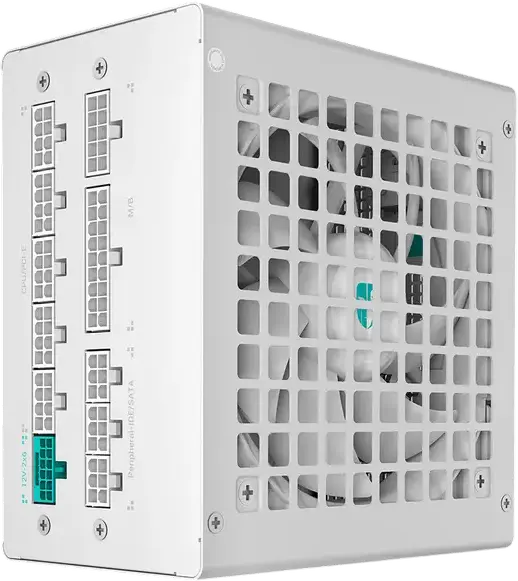 Блок питания Deepcool GamerStorm PQ850G 850Вт ATX, 80 PLUS Gold, Cybenetics Platinum, Полностью модульный, ATX 3.1 PCIe 5.1, Разъем 12V-2x6, FDB вентилятор, Белый