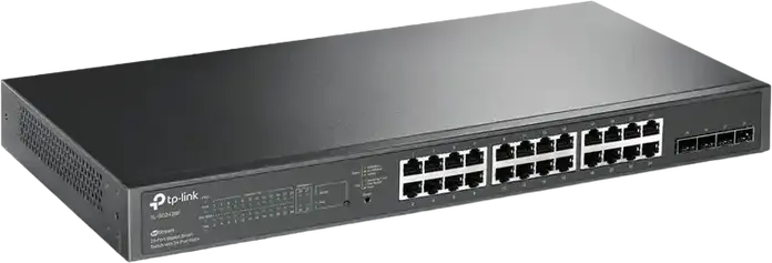 TP-Link JetStream TL-SG2428P Gigabit Smart Switch with 24-Port PoE+ (250W Budget), 4 SFP Slots, Omada SDN Integrated, L2 Management, Metal Housing