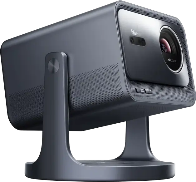 Hisense C2 Pro 4K UHD Laser Projector, 2600 ANSI Lumens, Triple Laser DLP, HDR10+ Dolby Vision, IMAX Enhanced, Wi-Fi 6E, Bluetooth 5.3, Grey